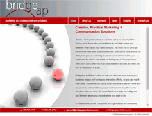 Tablet Screenshot of bridgegapsolutions.com